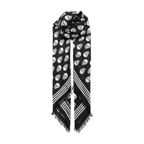 Alexander McQueen Accessories - NWT | Alexander McQueen | 🖤💀 Skull Print Biker Scarf 🖤
